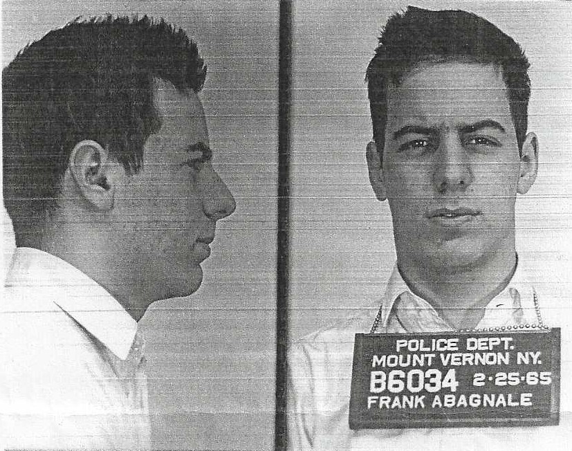 Frank Abagnale police booking photo, Mount Vernon, NY, February 25, 1965